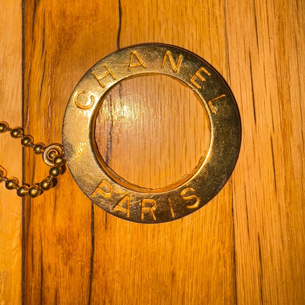 Chanel Gold CC Logo Keychain - USED